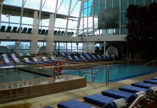 Solarium de la Piscina del AquaSpa